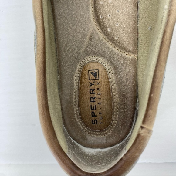 Sperry Angelfish Leopard Sequin Slip On Loafers Boat Shoes, 7M - Picture 7 of 9